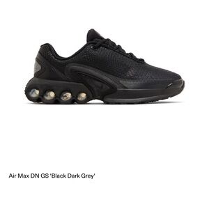 Nike Air Max DN GS Black Dark Gray Athletic Shoes